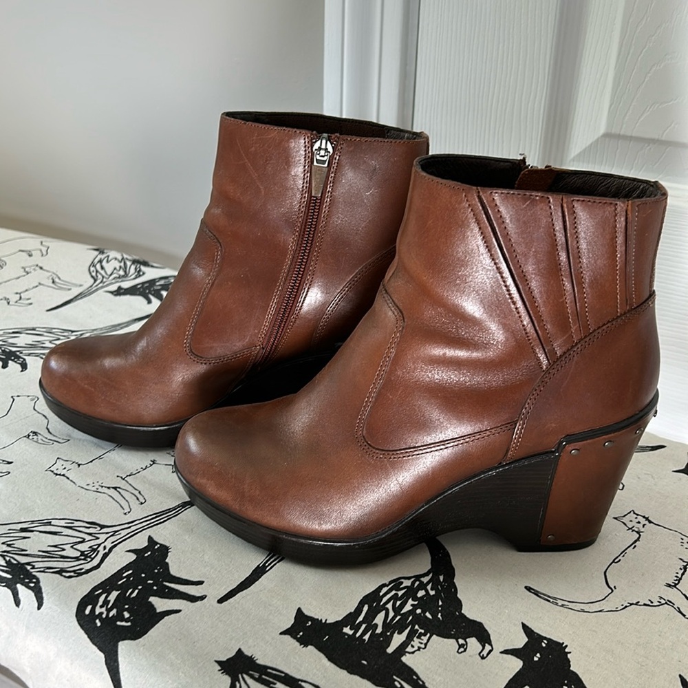 Dansko brown booties